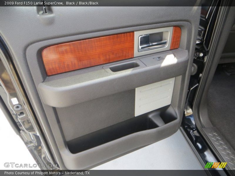 Black / Black/Black 2009 Ford F150 Lariat SuperCrew
