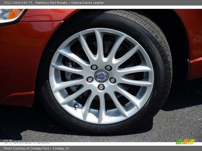 Flamenco Red Metallic / Umbra/Calcite Leather 2011 Volvo S40 T5