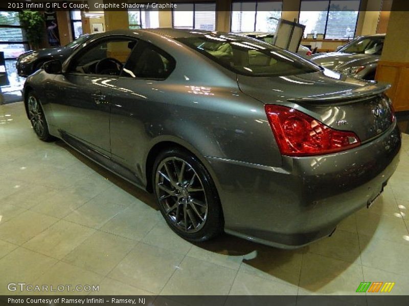 Graphite Shadow / Graphite 2013 Infiniti G IPL G Coupe