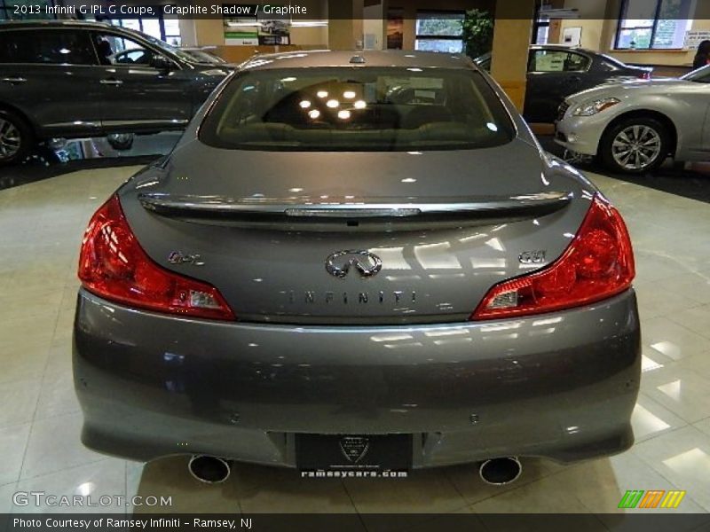 Graphite Shadow / Graphite 2013 Infiniti G IPL G Coupe