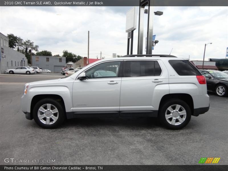 Quicksilver Metallic / Jet Black 2010 GMC Terrain SLE AWD