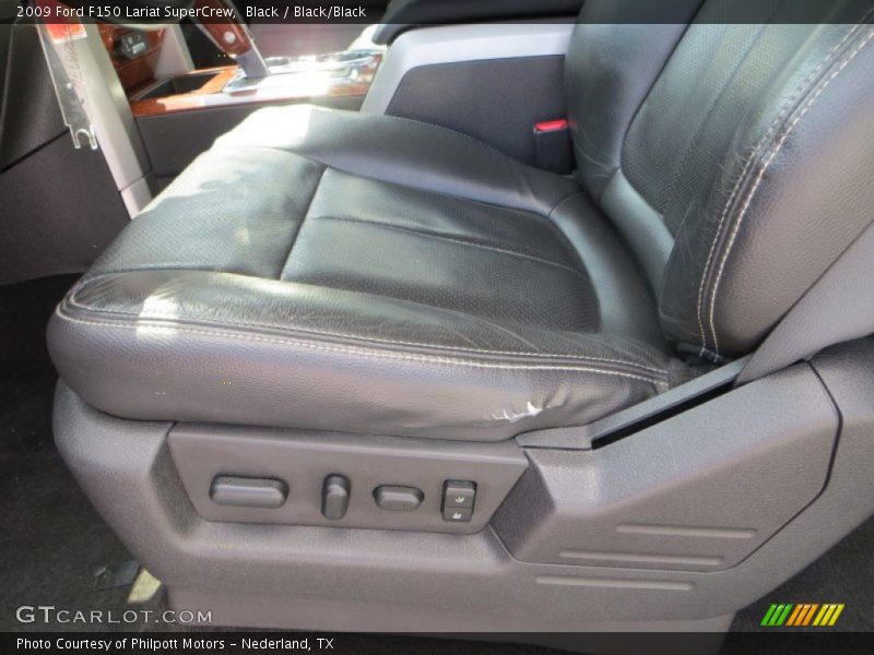 Black / Black/Black 2009 Ford F150 Lariat SuperCrew