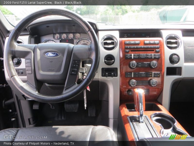 Black / Black/Black 2009 Ford F150 Lariat SuperCrew