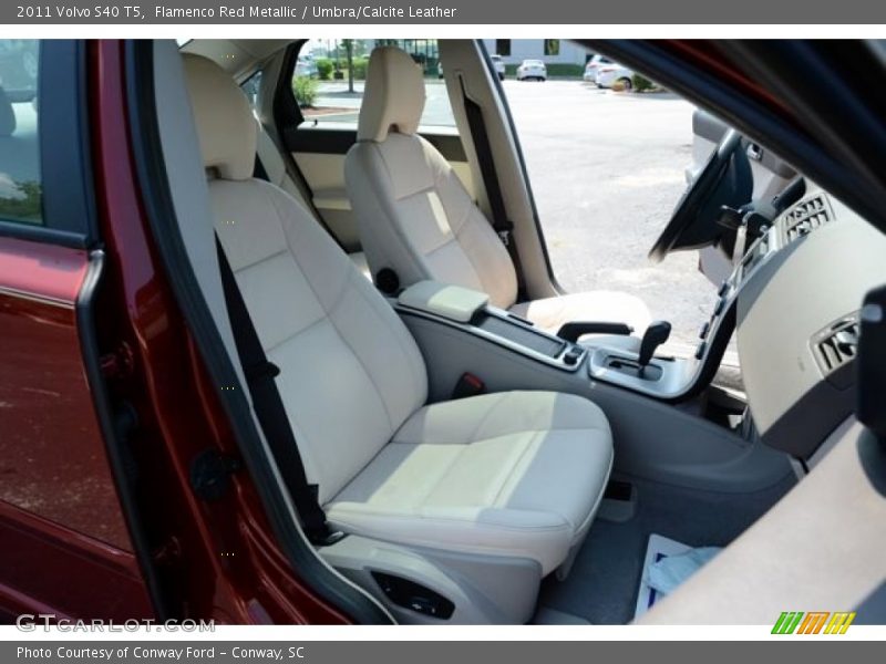 Flamenco Red Metallic / Umbra/Calcite Leather 2011 Volvo S40 T5