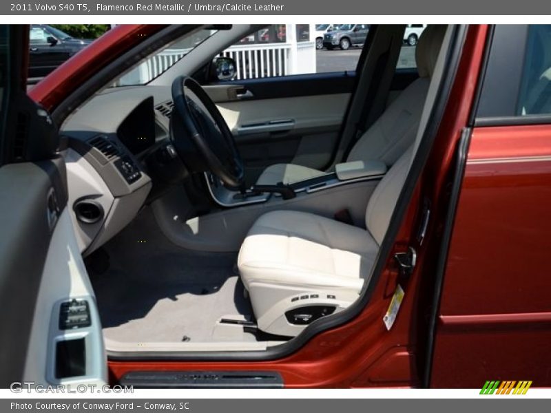 Flamenco Red Metallic / Umbra/Calcite Leather 2011 Volvo S40 T5