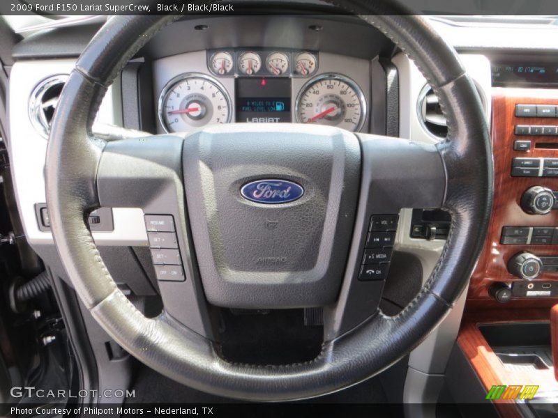 Black / Black/Black 2009 Ford F150 Lariat SuperCrew