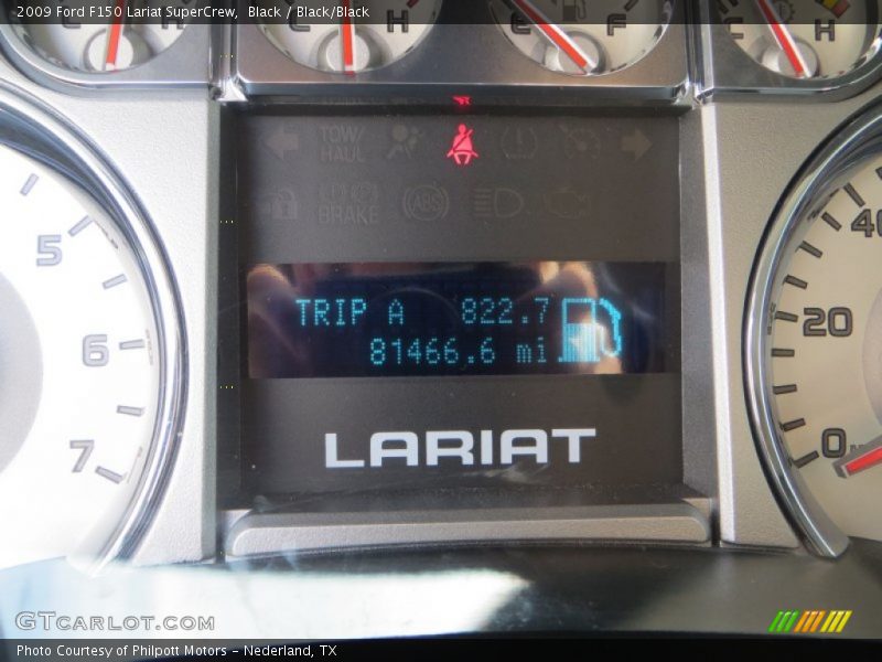 Black / Black/Black 2009 Ford F150 Lariat SuperCrew