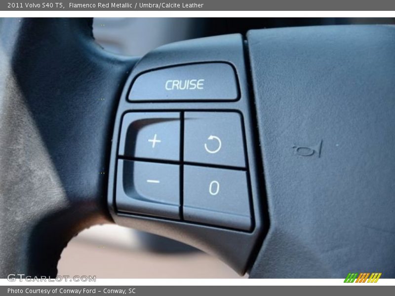 Flamenco Red Metallic / Umbra/Calcite Leather 2011 Volvo S40 T5