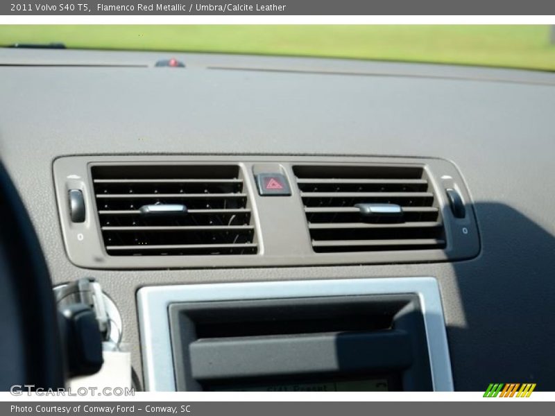 Flamenco Red Metallic / Umbra/Calcite Leather 2011 Volvo S40 T5