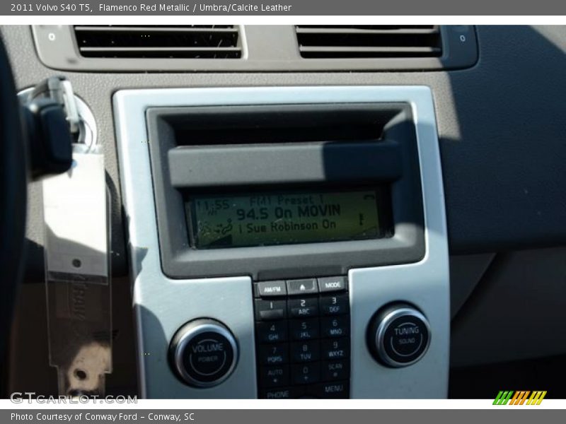 Flamenco Red Metallic / Umbra/Calcite Leather 2011 Volvo S40 T5