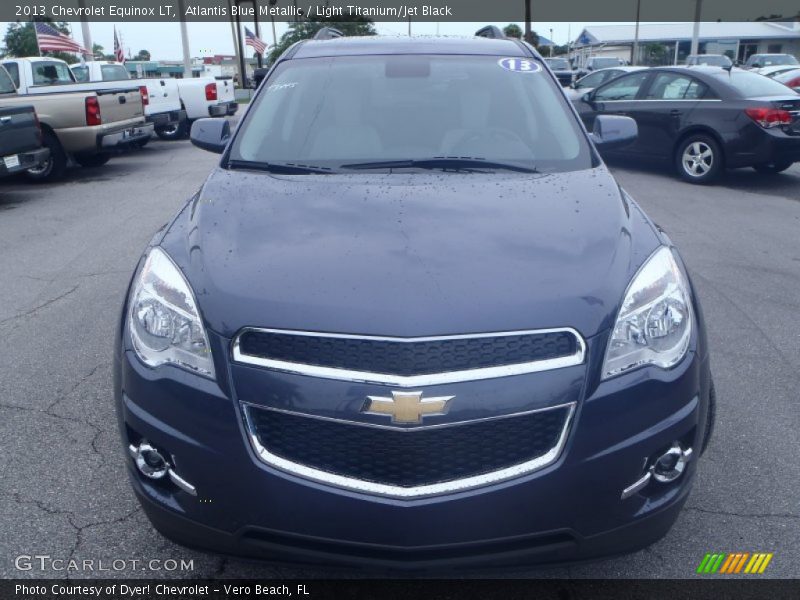 Atlantis Blue Metallic / Light Titanium/Jet Black 2013 Chevrolet Equinox LT