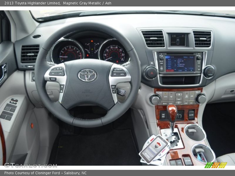 Magnetic Gray Metallic / Ash 2013 Toyota Highlander Limited