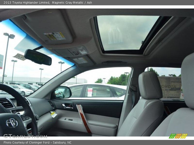Magnetic Gray Metallic / Ash 2013 Toyota Highlander Limited