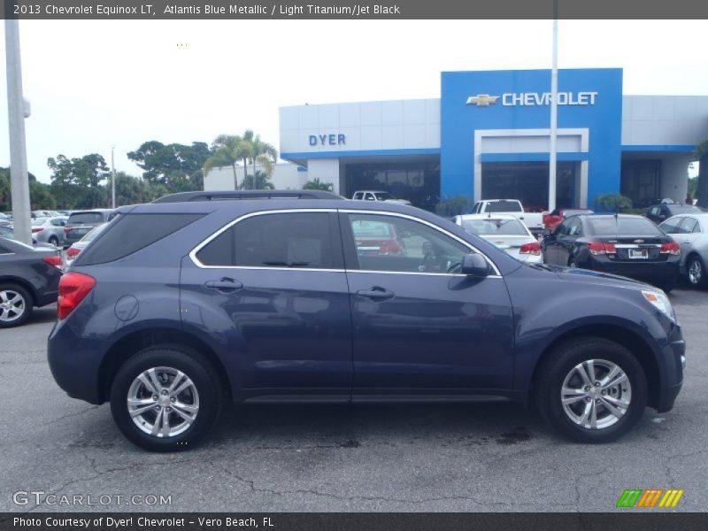 Atlantis Blue Metallic / Light Titanium/Jet Black 2013 Chevrolet Equinox LT