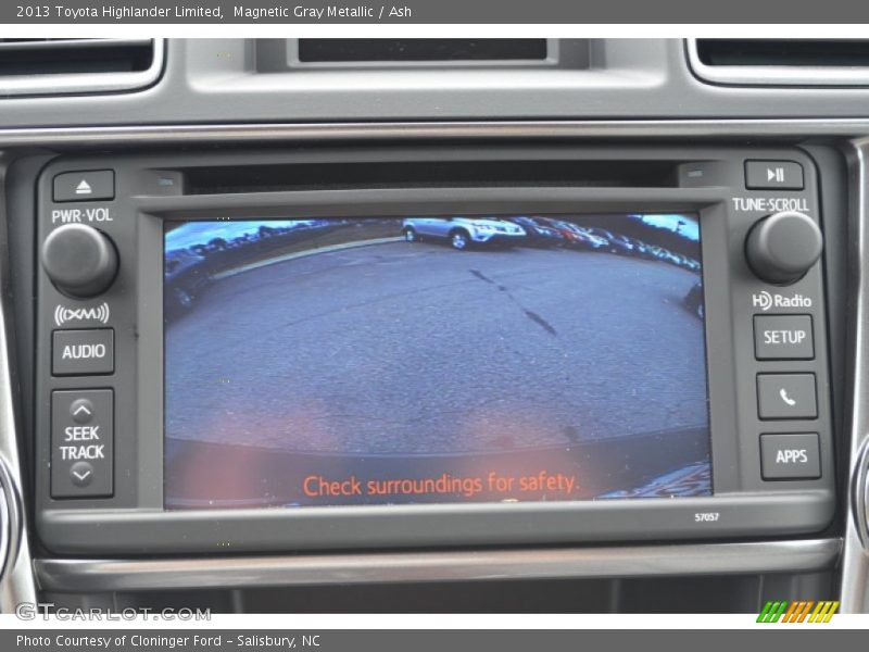 Magnetic Gray Metallic / Ash 2013 Toyota Highlander Limited