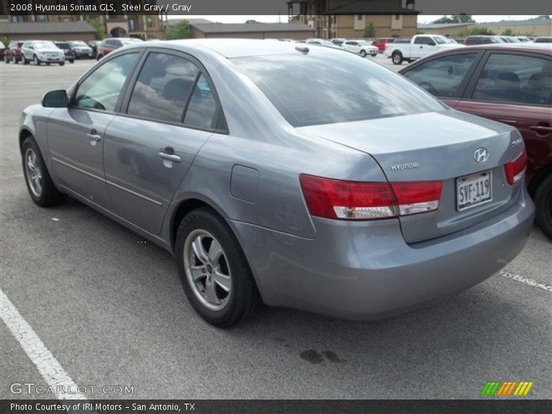 Steel Gray / Gray 2008 Hyundai Sonata GLS