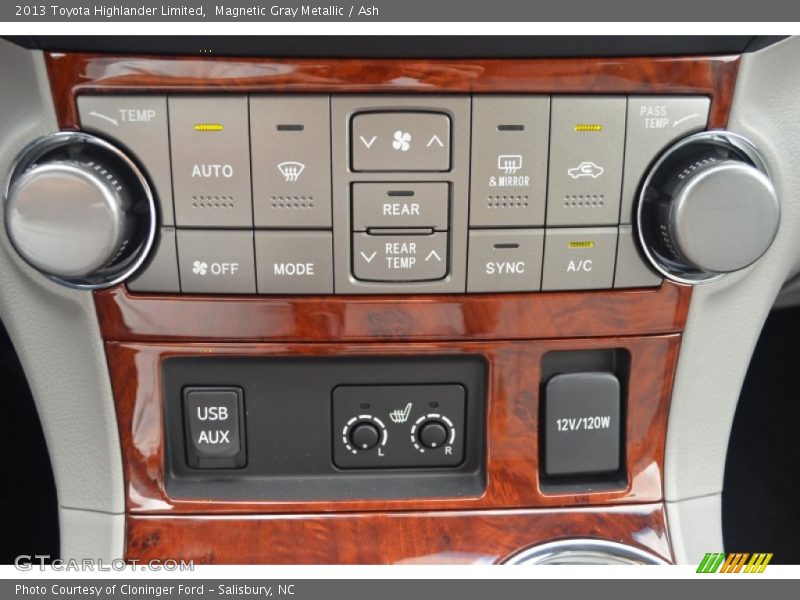 Magnetic Gray Metallic / Ash 2013 Toyota Highlander Limited