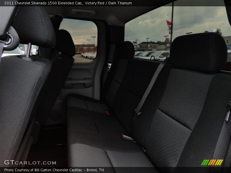 Victory Red / Dark Titanium 2011 Chevrolet Silverado 1500 Extended Cab