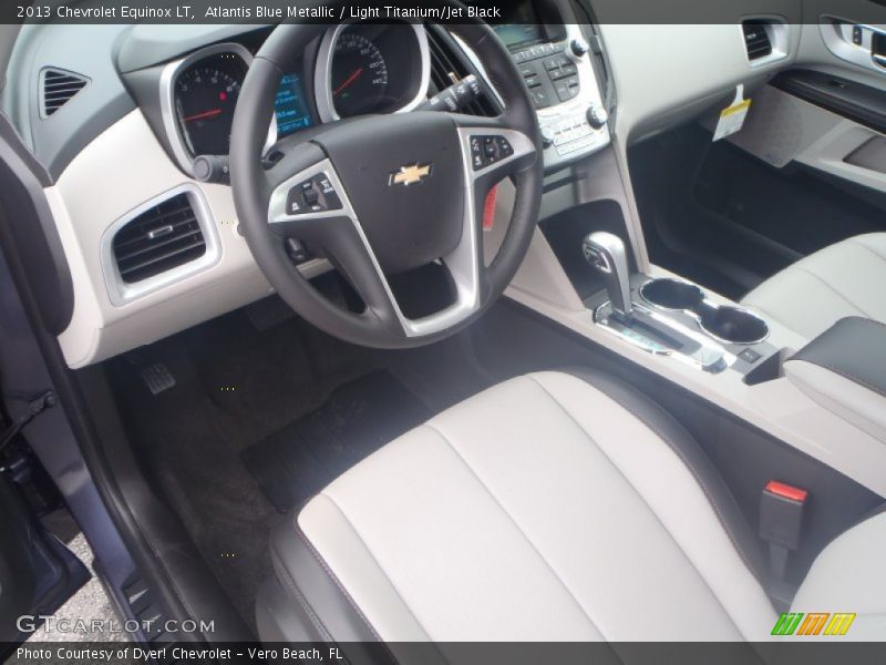Atlantis Blue Metallic / Light Titanium/Jet Black 2013 Chevrolet Equinox LT