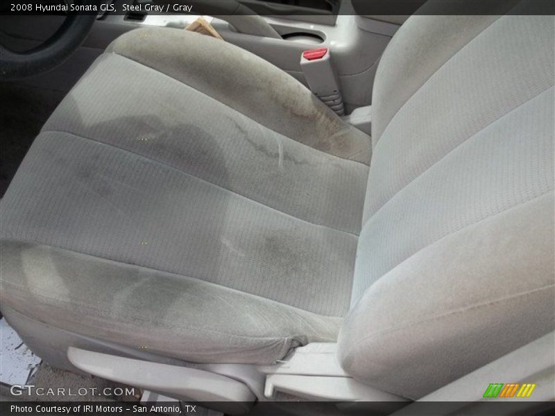 Steel Gray / Gray 2008 Hyundai Sonata GLS