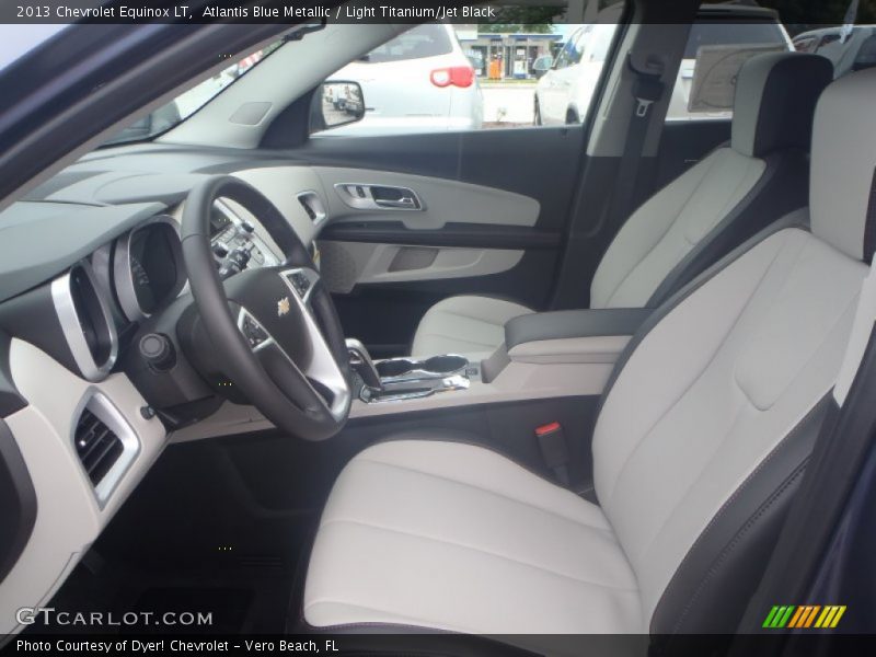 Atlantis Blue Metallic / Light Titanium/Jet Black 2013 Chevrolet Equinox LT