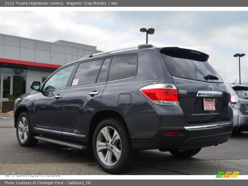 Magnetic Gray Metallic / Ash 2013 Toyota Highlander Limited