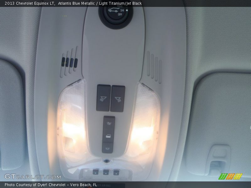 Atlantis Blue Metallic / Light Titanium/Jet Black 2013 Chevrolet Equinox LT