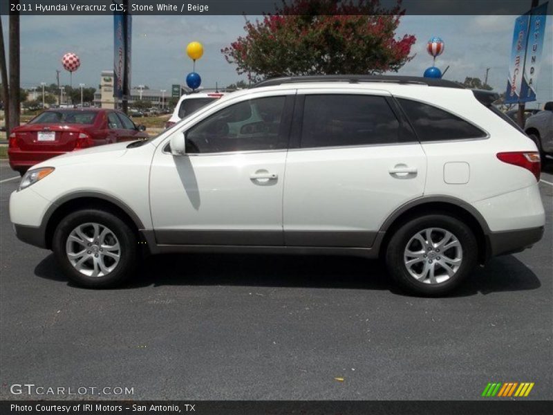 Stone White / Beige 2011 Hyundai Veracruz GLS
