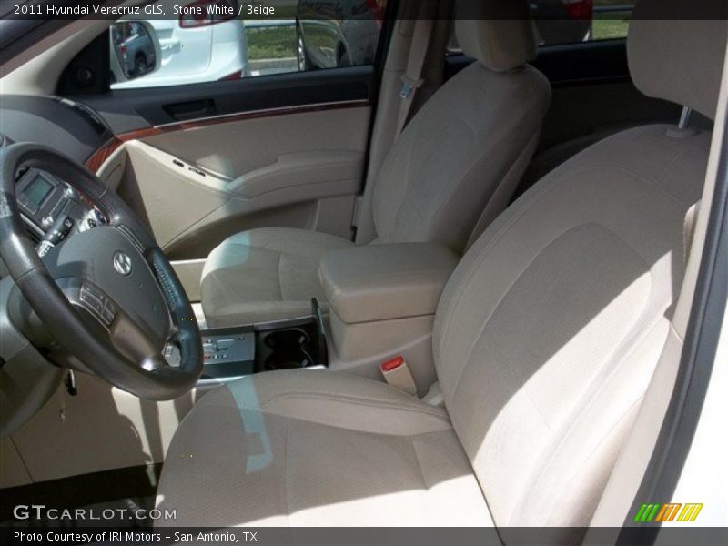 Stone White / Beige 2011 Hyundai Veracruz GLS