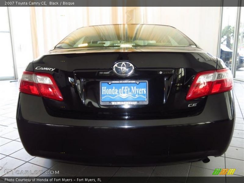 Black / Bisque 2007 Toyota Camry CE