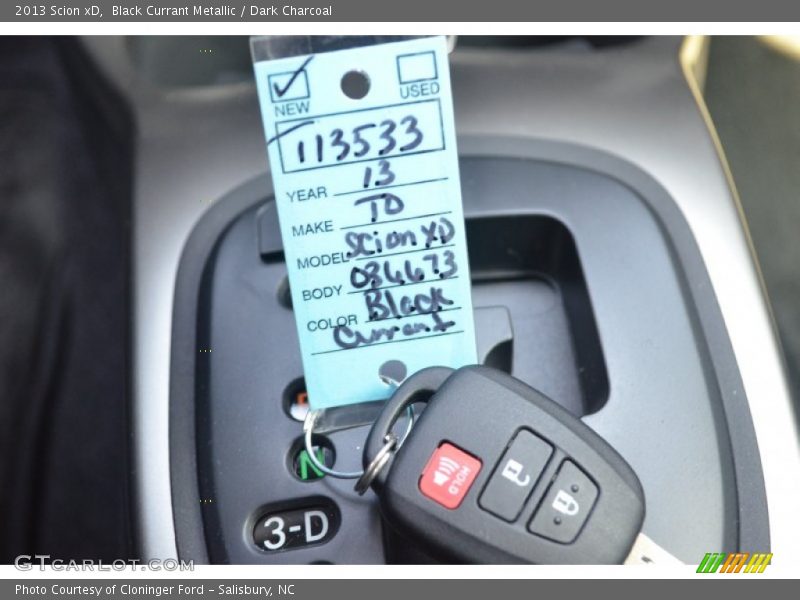 Black Currant Metallic / Dark Charcoal 2013 Scion xD
