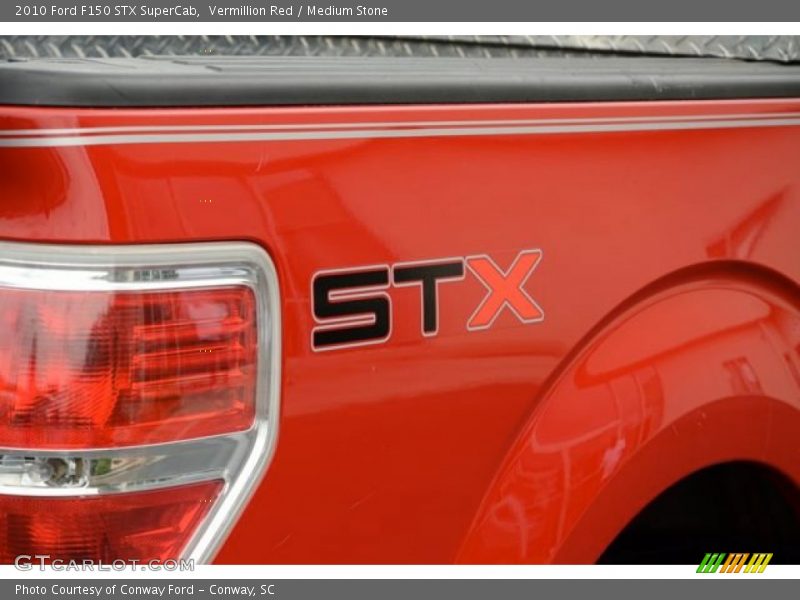 Vermillion Red / Medium Stone 2010 Ford F150 STX SuperCab