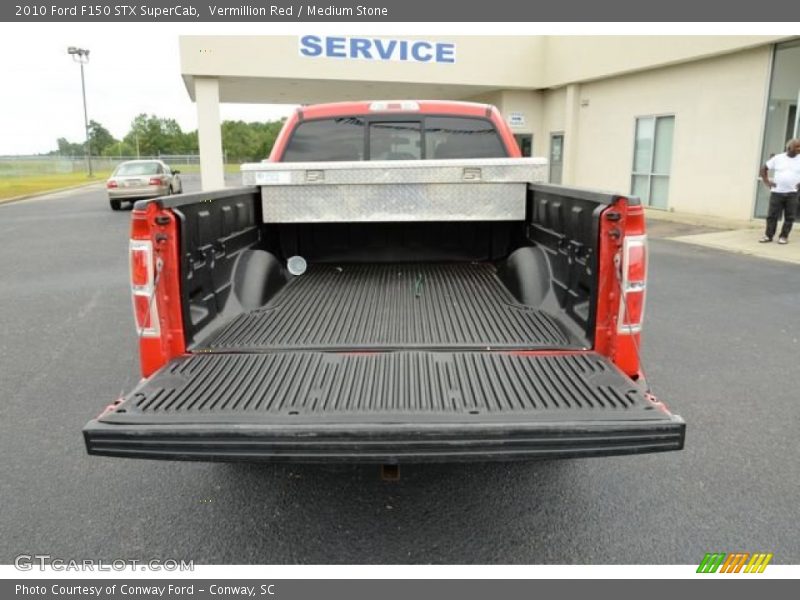 Vermillion Red / Medium Stone 2010 Ford F150 STX SuperCab