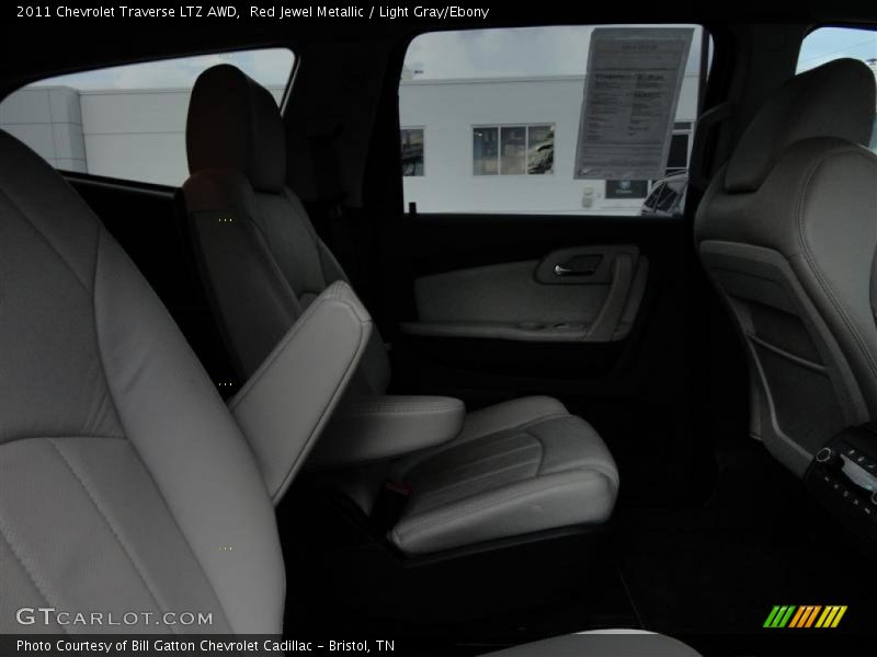 Red Jewel Metallic / Light Gray/Ebony 2011 Chevrolet Traverse LTZ AWD