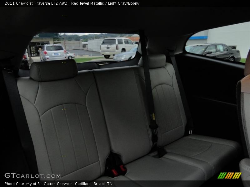 Red Jewel Metallic / Light Gray/Ebony 2011 Chevrolet Traverse LTZ AWD