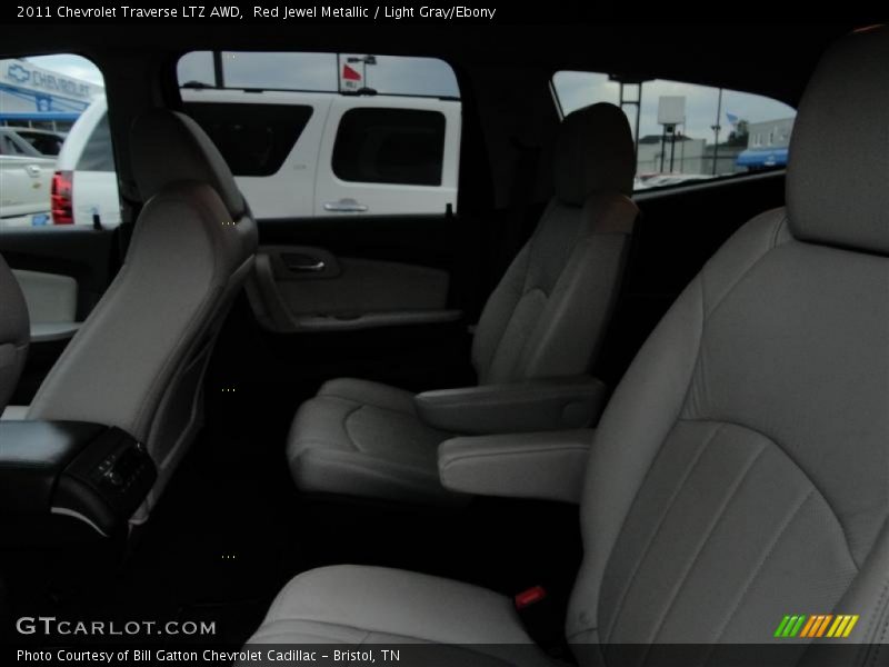Red Jewel Metallic / Light Gray/Ebony 2011 Chevrolet Traverse LTZ AWD