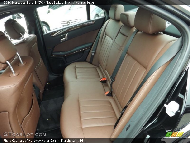 Black / Natural Beige 2010 Mercedes-Benz E 350 4Matic Sedan