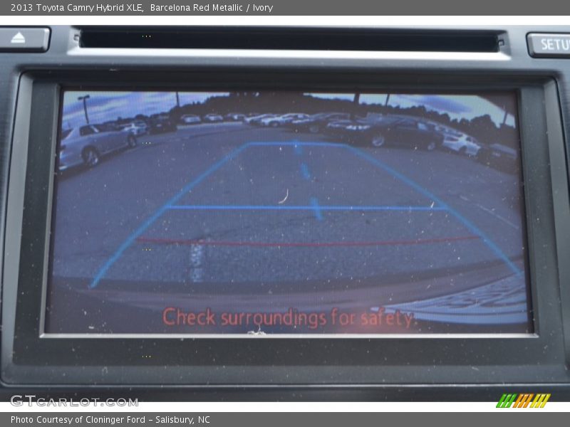 Barcelona Red Metallic / Ivory 2013 Toyota Camry Hybrid XLE