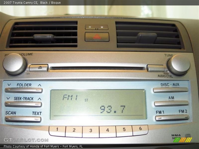 Black / Bisque 2007 Toyota Camry CE