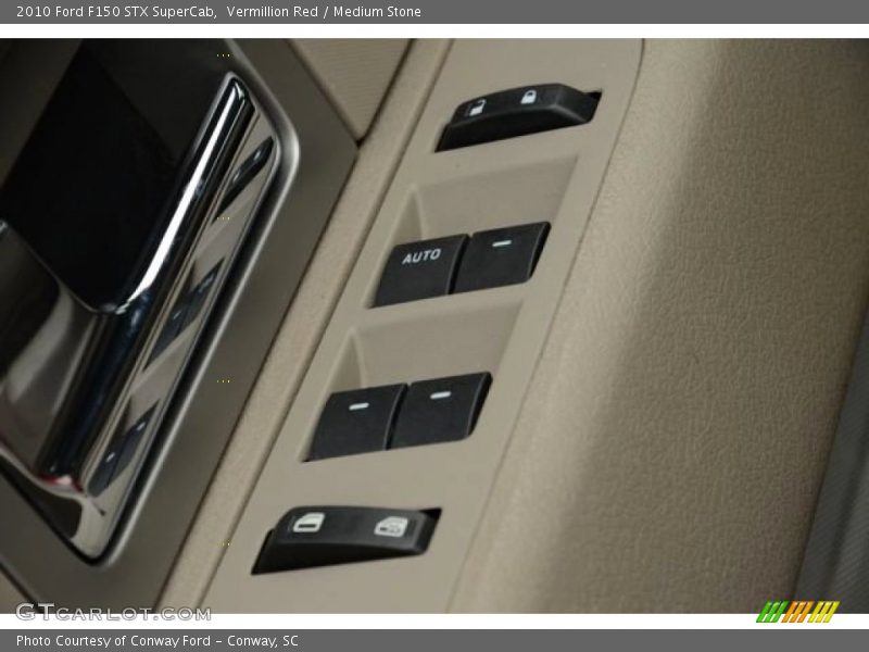 Vermillion Red / Medium Stone 2010 Ford F150 STX SuperCab