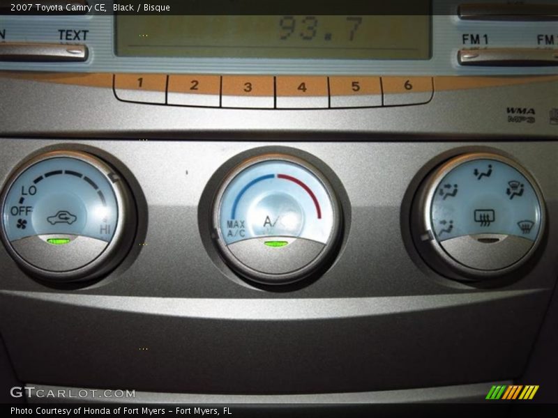 Black / Bisque 2007 Toyota Camry CE