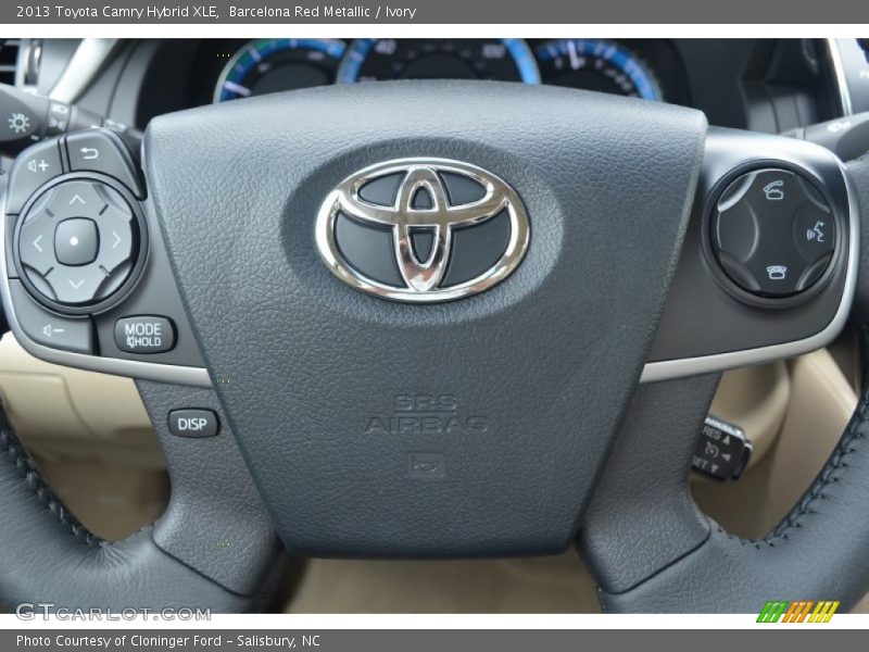 Barcelona Red Metallic / Ivory 2013 Toyota Camry Hybrid XLE