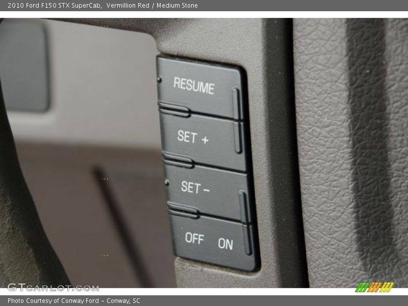 Vermillion Red / Medium Stone 2010 Ford F150 STX SuperCab