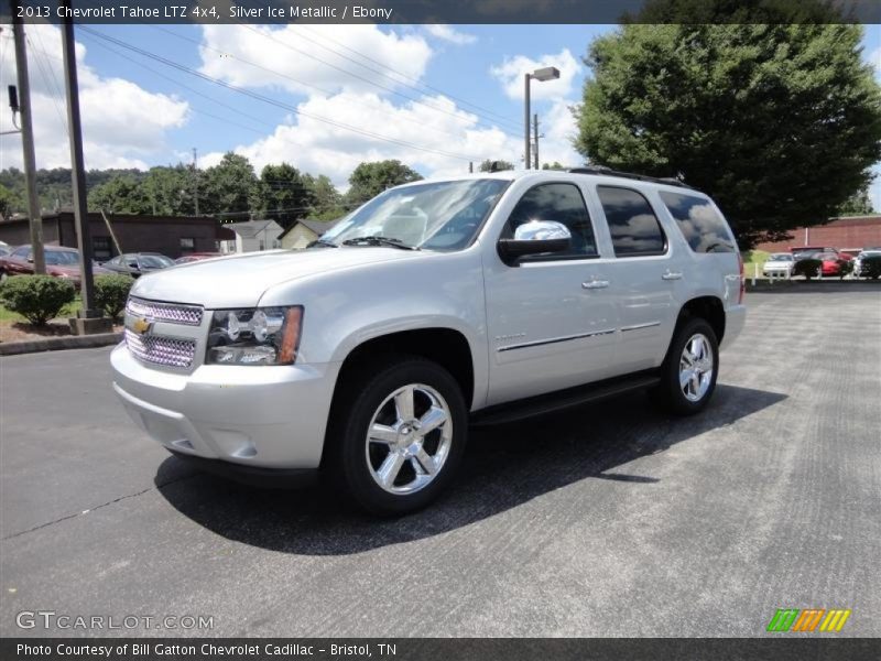 Silver Ice Metallic / Ebony 2013 Chevrolet Tahoe LTZ 4x4