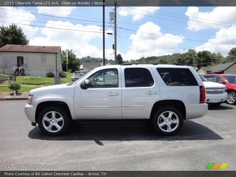 Silver Ice Metallic / Ebony 2013 Chevrolet Tahoe LTZ 4x4