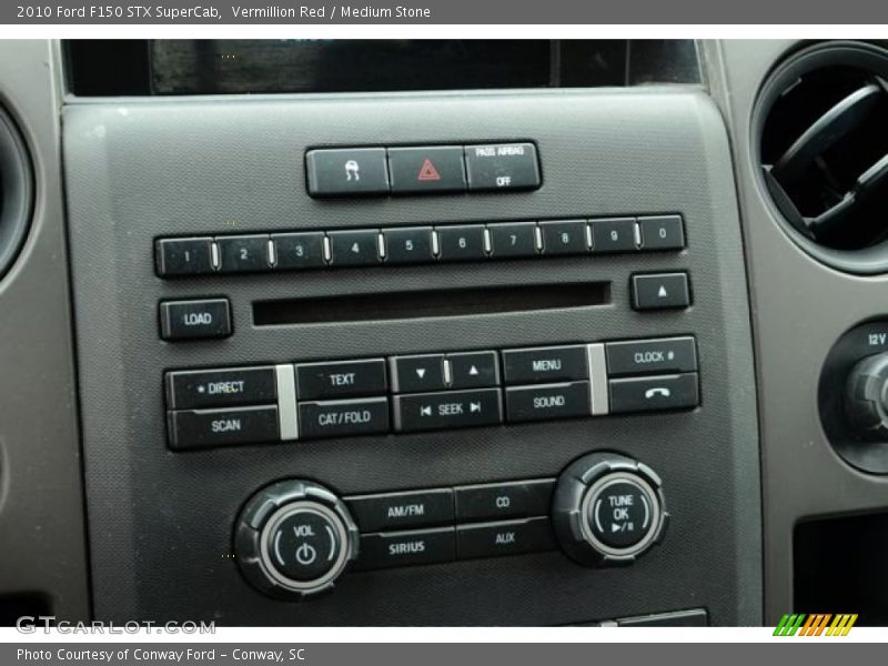 Vermillion Red / Medium Stone 2010 Ford F150 STX SuperCab