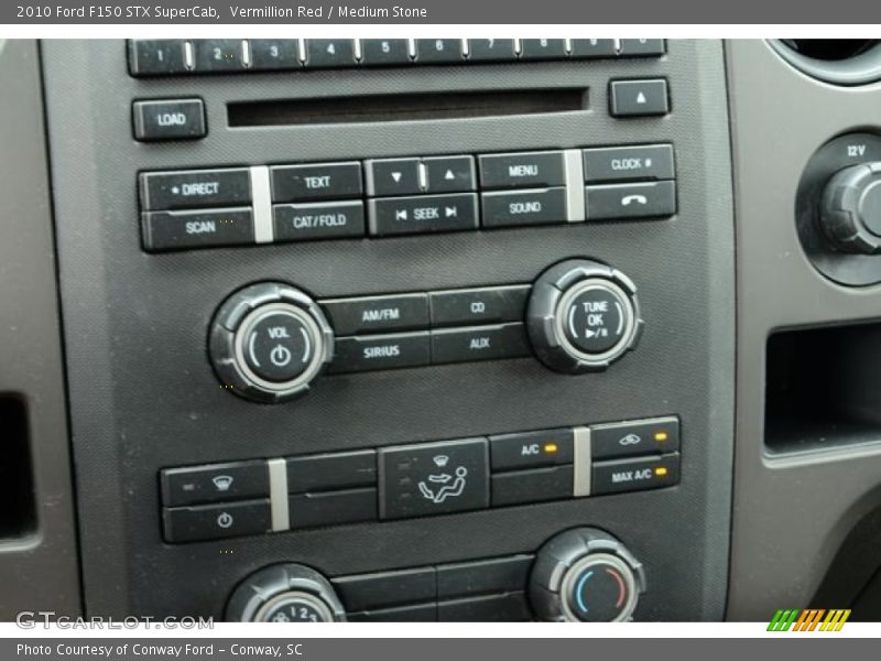 Vermillion Red / Medium Stone 2010 Ford F150 STX SuperCab