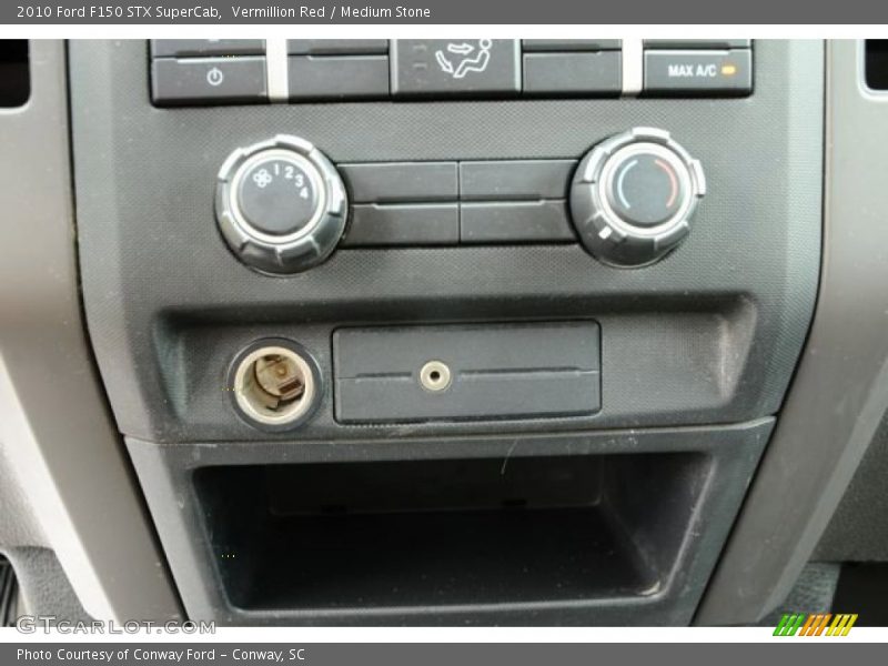 Vermillion Red / Medium Stone 2010 Ford F150 STX SuperCab