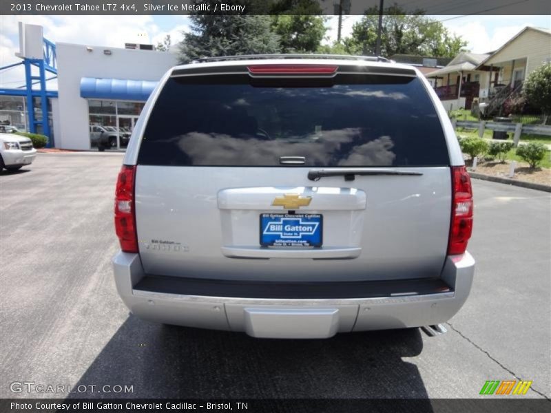Silver Ice Metallic / Ebony 2013 Chevrolet Tahoe LTZ 4x4