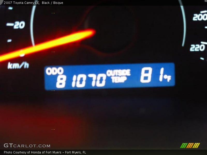 Black / Bisque 2007 Toyota Camry CE